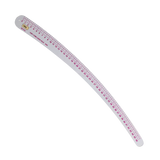 Plastic Rulers: 14 Curved Rulers, 1 Tringle Scale Ruler, 1 Pattern Ruler