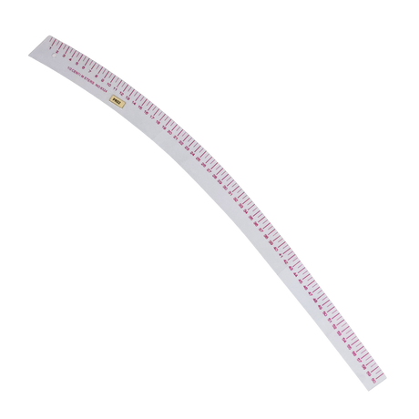 Plastic Rulers: 14 Curved Rulers, 1 Tringle Scale Ruler, 1 Pattern Ruler