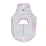 Plastic Rulers: 14 Curved Rulers, 1 Tringle Scale Ruler, 1 Pattern Ruler