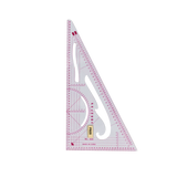 Plastic Rulers: 14 Curved Rulers, 1 Tringle Scale Ruler, 1 Pattern Ruler