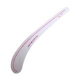 Plastic Rulers: 14 Curved Rulers, 1 Tringle Scale Ruler, 1 Pattern Ruler