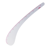Plastic Rulers: 14 Curved Rulers, 1 Tringle Scale Ruler, 1 Pattern Ruler
