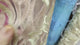 Wave Pattern Embroidered Lace Fabric(#EM12)By Yard