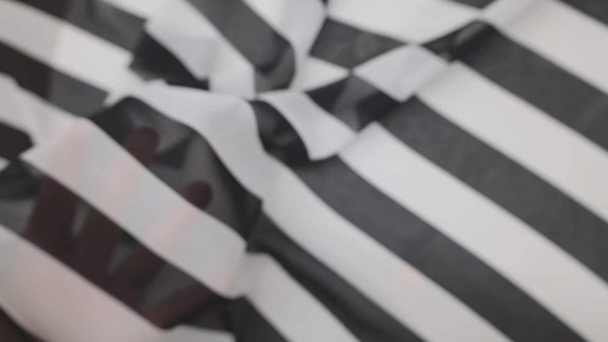 Stripe Chiffon Fabric(#SC01) By Yard