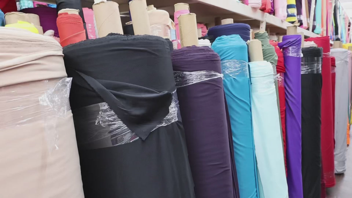 Stretch Polyester Lining Fabric (10 Colors) - By the Yard