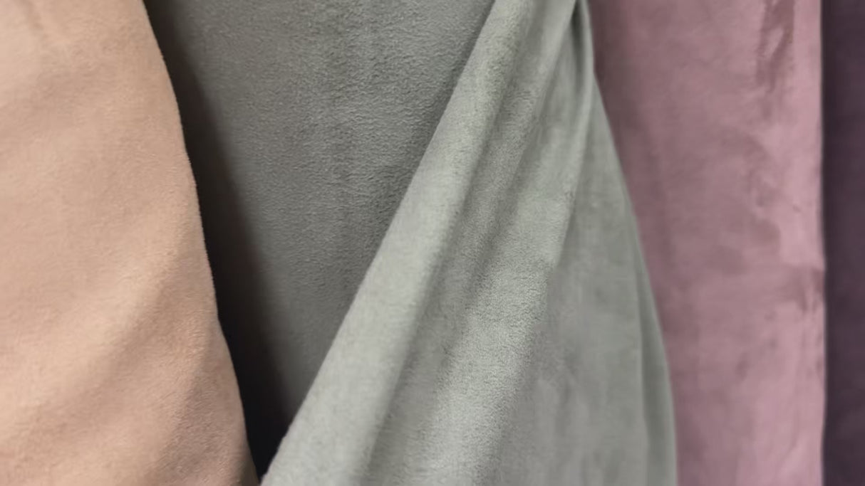 Lightweight Suede Fabric – Soft Touch, Olive Green(#SF01)/By Yard