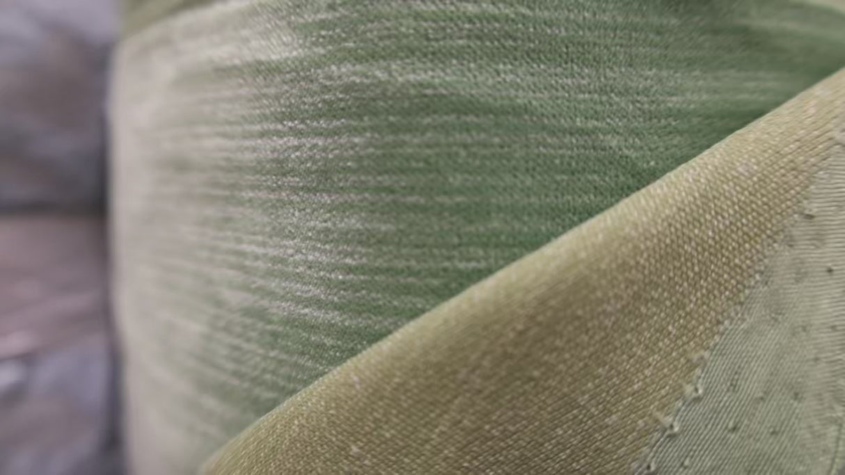 Premium Upholstery Velvet – Green Mélange(#UH12-01)By Yard