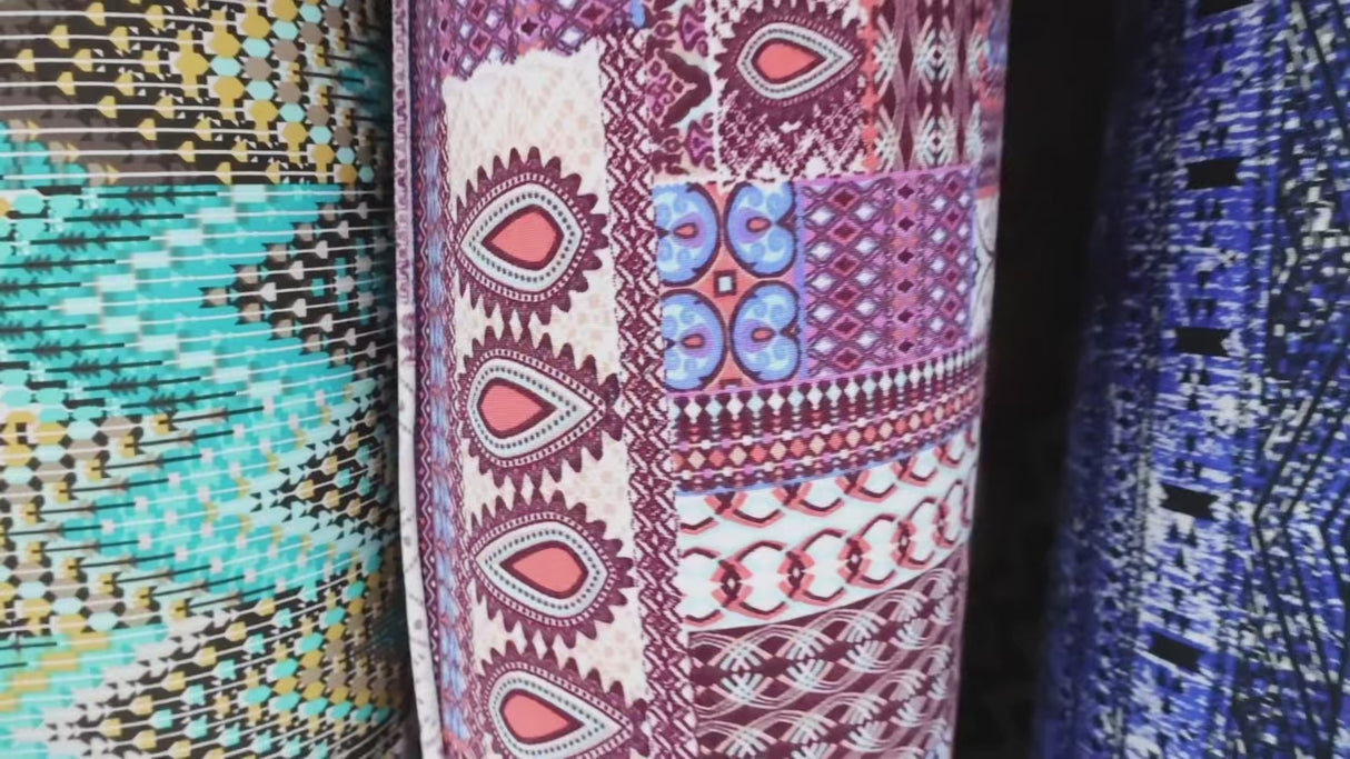 Jersey Knit Fabric/Ethnic Print(#IT609) - By The Yard