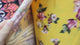 Double Brushed Jersey Knit Fabric/Yellow Floral Bouquet(#IT610) - By The Yard