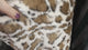 Leopard Print Faux Fur Fabric – Camel Brown & Ivory (#FF15) By the Yard