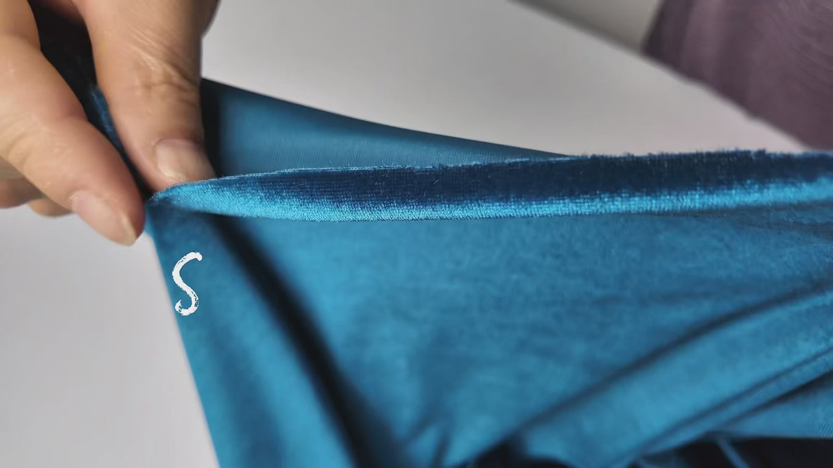 Stretch Velvet Fabric by Yard