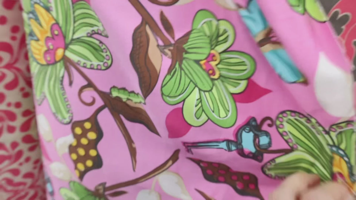 Floral & Butterfly Print(#CPF01) By Yard