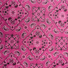 Cotton-Blend Fabric, Paisley-Bandana Motif Pattern(7 Colors) - By the Yard