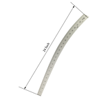 Metal Ruler Set:  Included Rulers(3 Curved Rulers, 1 Rectangle Ruler) #MRS01