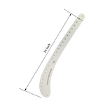 Metal Ruler Set:  Included Rulers(3 Curved Rulers, 1 Rectangle Ruler) #MRS01