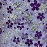 Glitter Floral Tulle Mesh Fabric – Sparkling Flower & Dot Pattern for Dresses, Costumes, Crafts & Event Decor - By the Yard