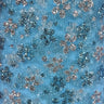 Glitter Floral Tulle Mesh Fabric – Sparkling Flower & Dot Pattern for Dresses, Costumes, Crafts & Event Decor - By the Yard