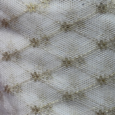Printed & Glitter Tulle Mesh Fabric – Star, Floral & Celestial Pattern Sheer Fabric for Dresses, Costumes & Crafts - By the Yard