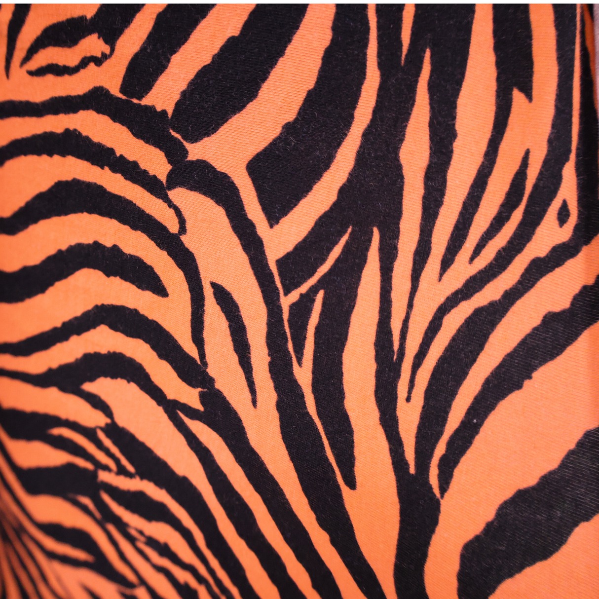 Jersey Knit Fabric Tiger Print(#IT603) - By The Yard