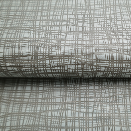 Modern Geometric Upholstery Fabric – Grid Print By Yard