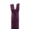 Plastic Normal Zippers: 18", Closed-End, All-Purpose, PURPLE Shade