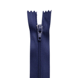 Plastic Normal Zippers: 18", Closed-End, All-Purpose, PURPLE Shade