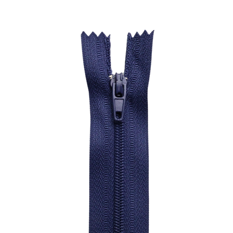 Plastic Normal Zippers: 18", Closed-End, All-Purpose, PURPLE Shade
