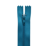 Plastic Normal Zippers: 24", Closed-End, All-Purpose, BLUE Shade
